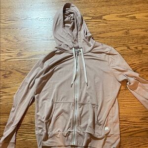 Vuori Women's Hoodie in Light Brown